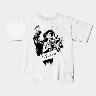 Capturing Life's Hidden Moments: The Street Photography of Vivian Maier Kids T-Shirt